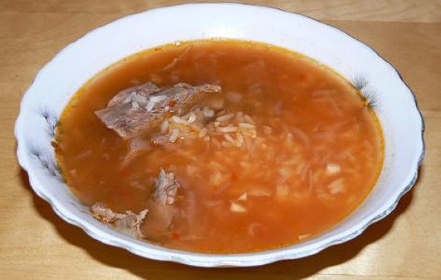 Суп харчо с рисом