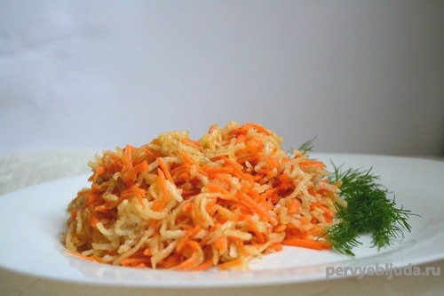 салат из редьки с морковью