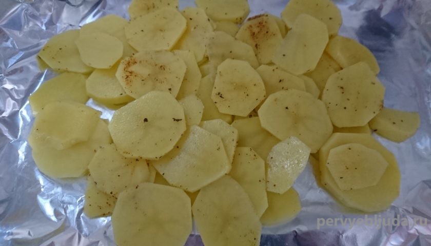 картофель нарезанный