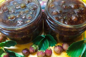 густое варенье из лесной клубники на зиму