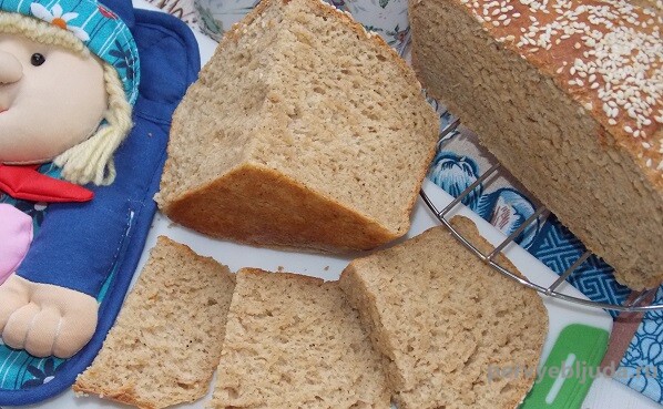 Рецепт ржано-пшеничного хлеба в духовке