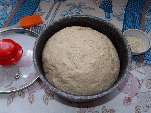 хлеб готов к выпеканию в духовке