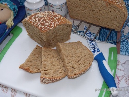 нарезаем домашний хлеб