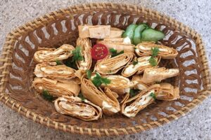 рулет из лаваша с плавленным сыром