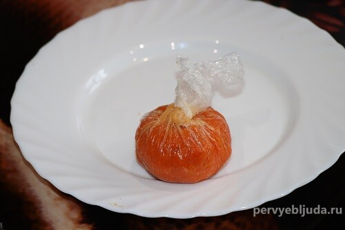 мандарин сырный в пищевой пленке