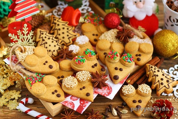 Имбирно-медовое печенье «Мышки» — десерт к Новому году