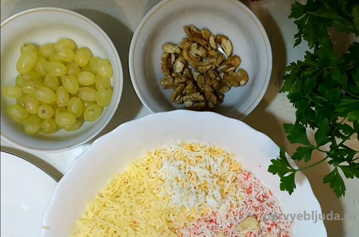 ингредиенты для закуски рафаэлло