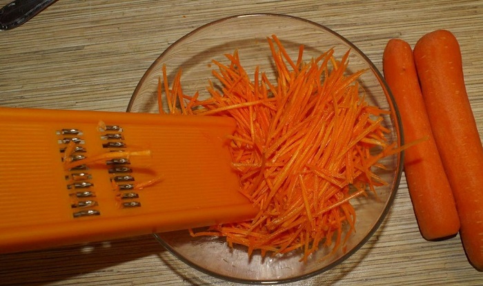 морковь натертая на терке