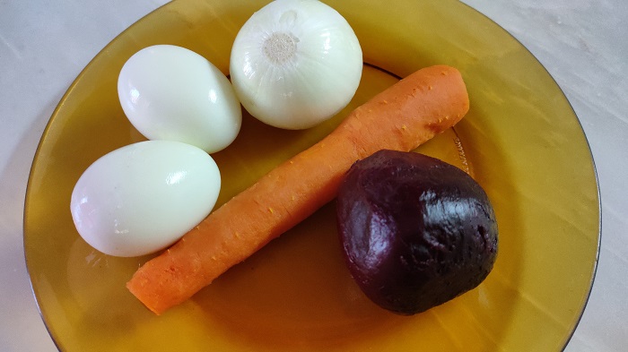 отваренные овощи для закуски