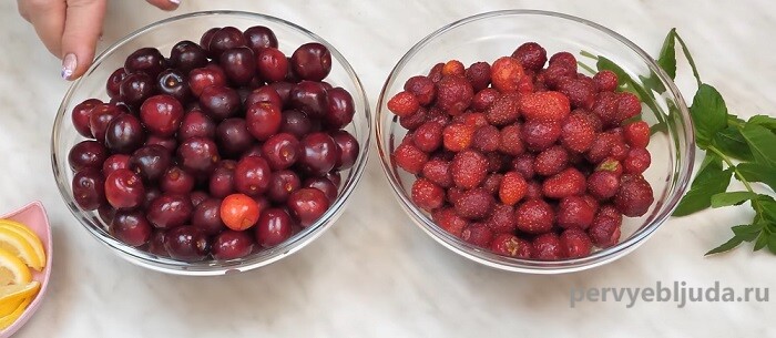 ingredience na kompot