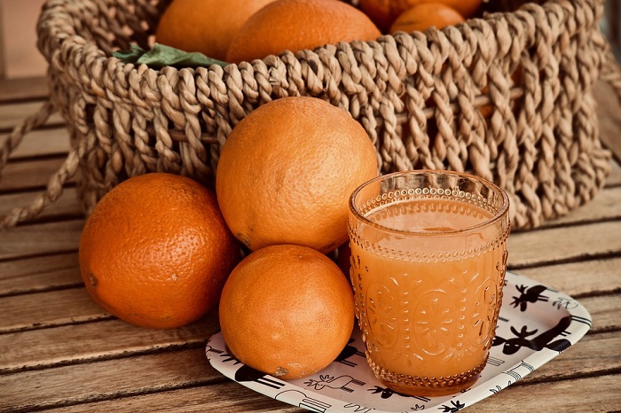 Рецепт свежевыжатого апельсинового сока
