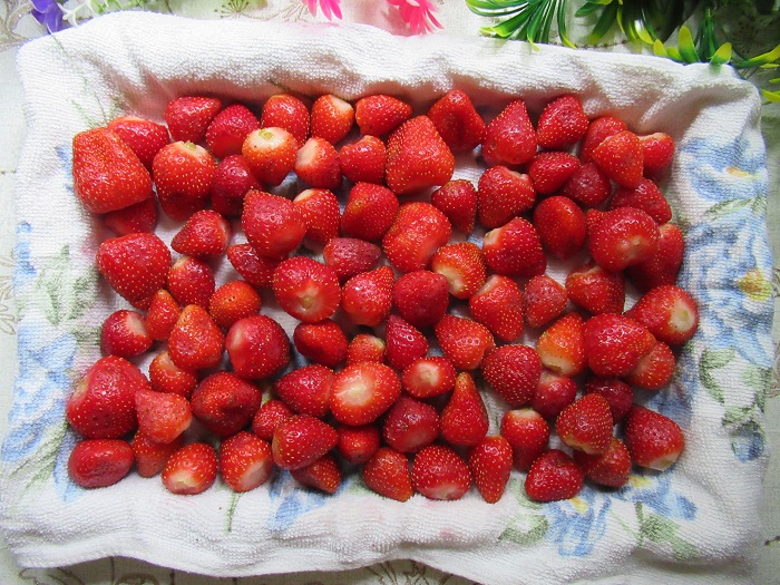 просушиваем ягоды