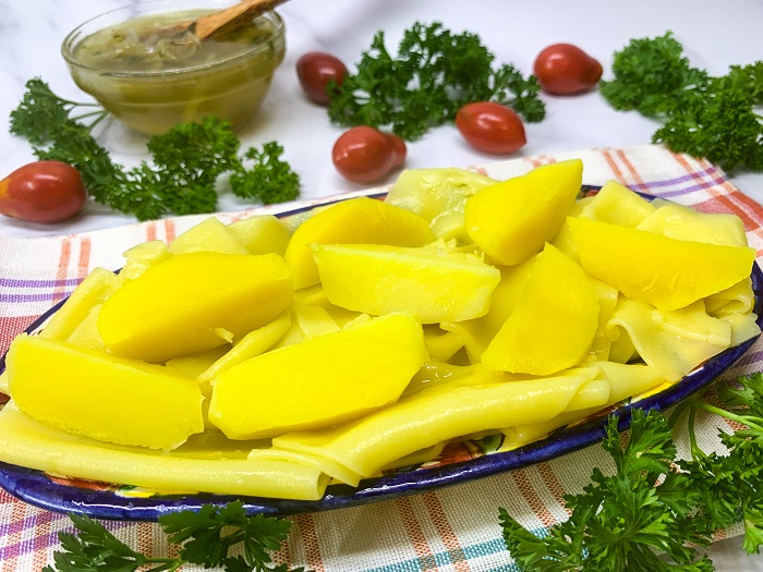 отваренный картофель