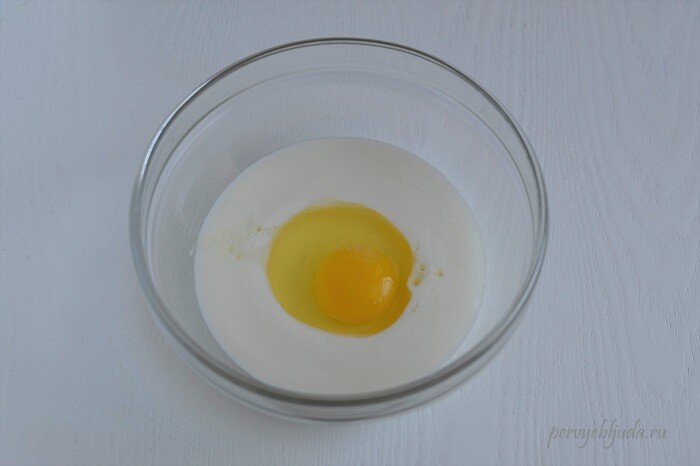 кефир и яйцо