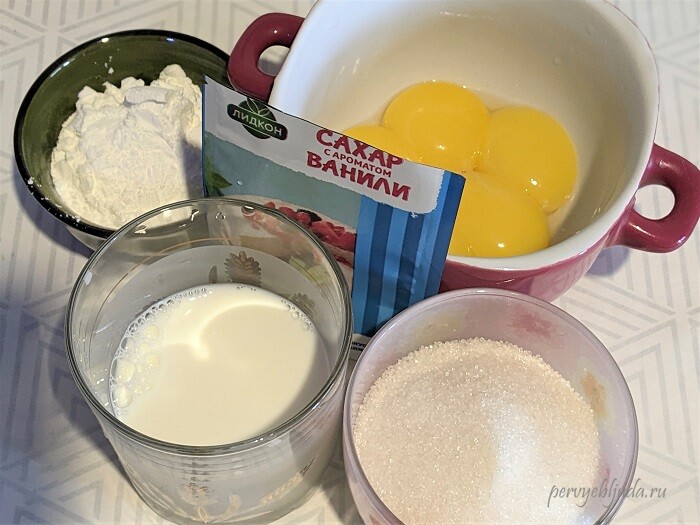 ингредиенты для крема для торта эстерхази