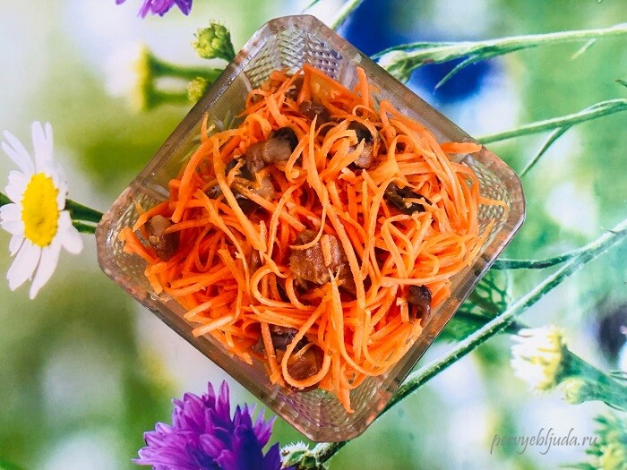морковь по-корейски с сельдью