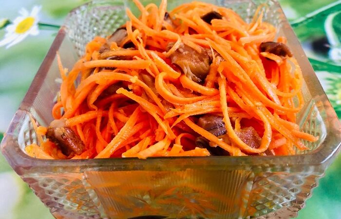 Морковь по-корейски с сельдью: простой рецепт вкусной закуски