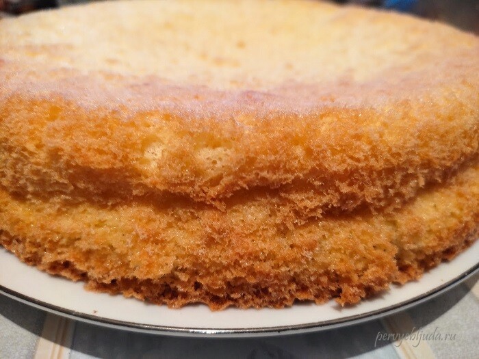 Домашний классический бисквит для торта: пышный на яйцах в духовке