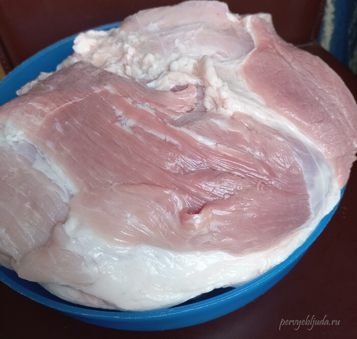 свинина для приготовления краковской колбасы