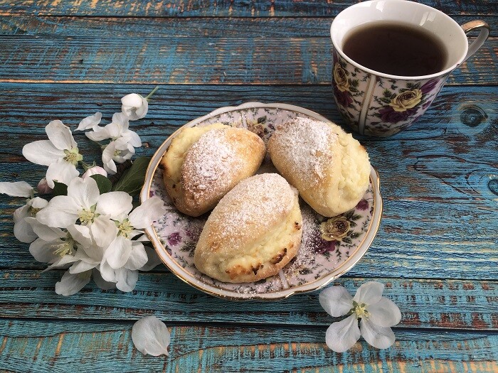 нежнейшие сочни с творогом и кокосовой стружкой