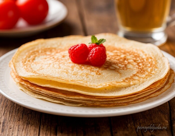 Рецепт блинчиков на Масленицу 2026: чтобы первый блин не был комом