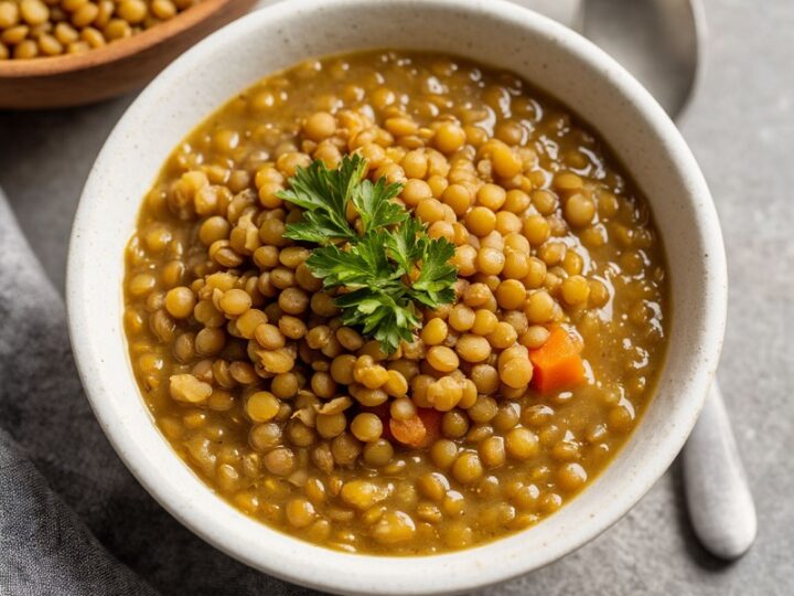 каша из зеленой чечевицы