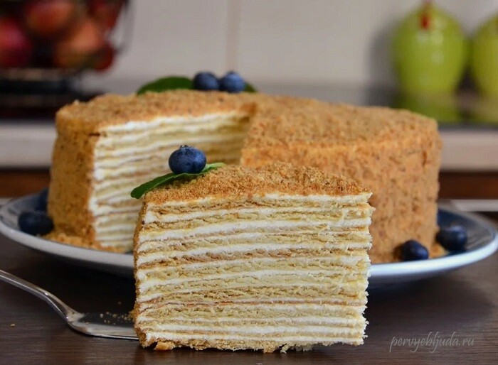 торт медовик