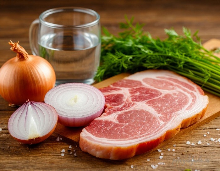 продукты для сочного фарша