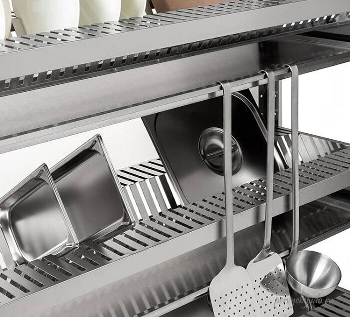 Напольные стеллажи для сушки посуды