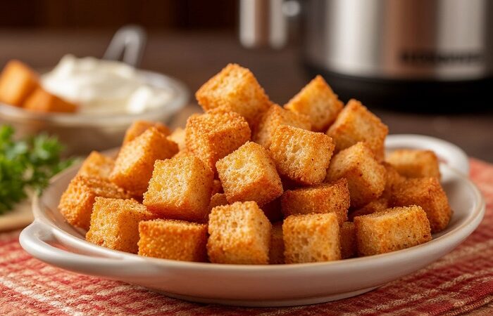 Как приготовить идеальные домашние сухарики из белого хлеба (для супов)