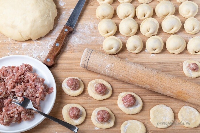 сочный фарш для пельменей